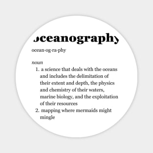 Oceanography Magnet